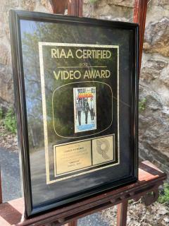 BEASTIE BOYS SABATOGE RIAA CERTIFIED GOLD VIDEO AWARD - 3598843