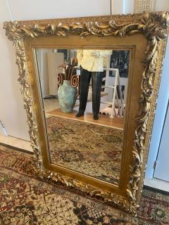 BEAUTIFUL ANTIQUE GILT BAROQUE FRAME MIRROR - 2238748