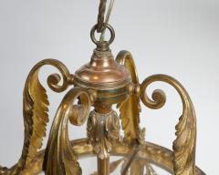 BEAUTIFUL FRENCH LOUIS XVI STYLE GILT BRONZE CIRCULAR LANTERN - 3085033