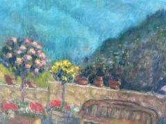 BEAUTIFUL VISTA ON TERRACE PAINTING BY NORA GLANTZMAN - 2324345