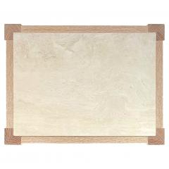 BK Limited Edition BK Antiques LLC Pair of Cerused Oak Travertine Nightstands - 4455905