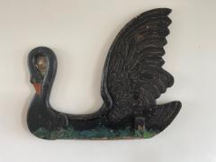 BLACK SWAN CARVED WOOD CAROUSEL - 2178542