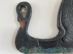 BLACK SWAN CARVED WOOD CAROUSEL - 2178563