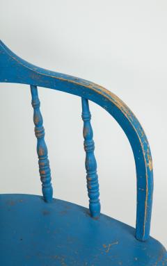 BLUE PAINTED WINDSOR CHAIRS - 1559686