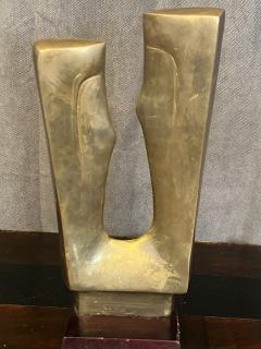 BRASS MODERNIST LOVERS SCULPTURE - 4124870