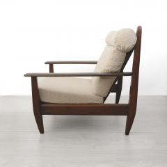 BRAZILIAN LOUNGE CHAIRS IN CARVED SOLID TEAK 1960S - 1820597