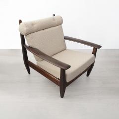 BRAZILIAN LOUNGE CHAIRS IN CARVED SOLID TEAK 1960S - 1820605