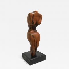 BRAZILIAN WALNUT TORSO SCULPTURE - 1909592