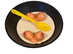 BREAKFAST FOR CHAMPIONS RISQUE POP ART SCULPTURE - 4648573