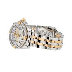 BREITLING STARLINER MOTHER OF PEARL DIAMOND BEZEL WATCH - 3420813