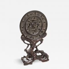 BRONZE ARCHAIC STYLE CHINESE MIRROR - 3223732