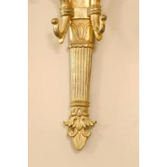 BRONZE DORE EMPIRE SCONCES PAIR - 796639