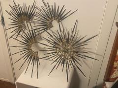BRUTALIST NAIL STAR WALL SCULPTURE - 2440980