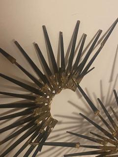 BRUTALIST NAIL STAR WALL SCULPTURE - 2440982