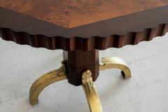 BURLED INLAID BAR TABLES - 1021141