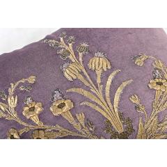 BVIZ Antique European Raised Gold Embroidery Pillow - 4223637