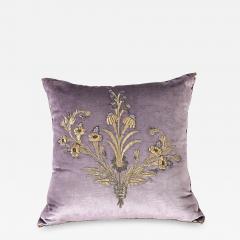 BVIZ Antique European Raised Gold Embroidery Pillow - 4247128