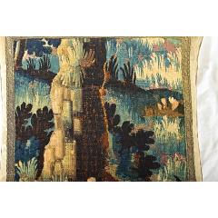BVIZ Antique Tapestry Fragment Pillow - 4223617