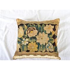 BVIZ Antique Tapestry Fragment Pillow - 4223629