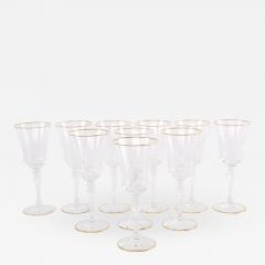 Baccarat Crystal Barware Tableware Service Ten People - 1953599