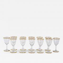Baccarat Crystal Liquor Sherry Glassware Service 12 People - 2928063