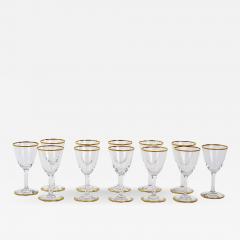 Baccarat Crystal Liquor Sherry Glassware Service 12 People - 2928063