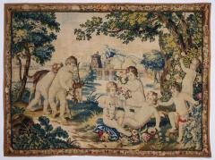 Bacchanale d Enfants avec une ch vre Antique Tapestry - 4472280