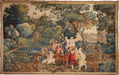 Bacchus and Ariadne early 18th Century mythological tapestry - 2942478