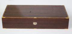 Backgammon Marquetry Wood Board Box 1960 Middle Eastern - 3013523