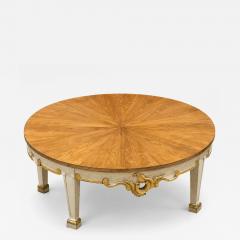 Baker Furniture Round Carved Coffee Table - 4738369