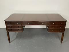 Baker Mahogany Executive Partners Desk Georgian Writing Table - 2963909