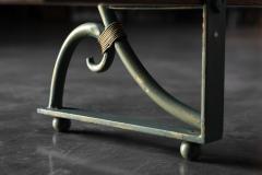 Bakery Display Rack with Iron Frame and Oak Shelves France 1920s - 4541704