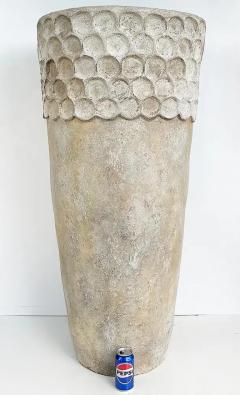 Balinese Kojong Antique Large White Terracotta Planter Two Available - 4146969