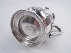 Ball Black Classical Coin Silver Christening Mug with Rural Idyll - 3765191