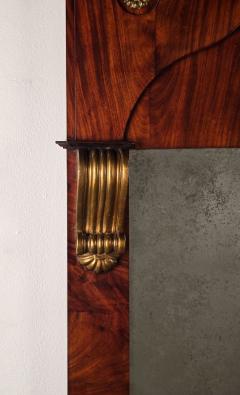 Baltic Biedermeier Mahogany and Gilt Mirror Sweden or Denmark - 4208272