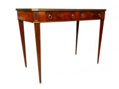 Baltic Mahogany and Brass Writing Table - 4143888
