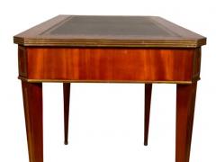 Baltic Mahogany and Brass Writing Table - 4143889