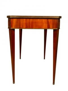 Baltic Mahogany and Brass Writing Table - 4143890