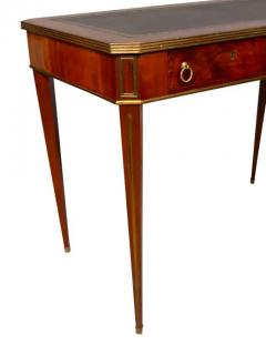 Baltic Mahogany and Brass Writing Table - 4143892
