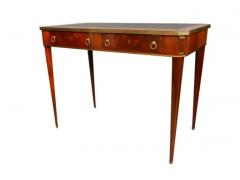 Baltic Mahogany and Brass Writing Table - 4143910
