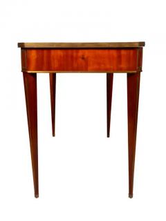 Baltic Mahogany and Brass Writing Table - 4143919