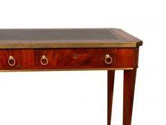 Baltic Mahogany and Brass Writing Table - 4143928