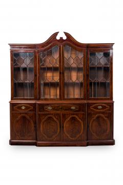 Baltic NeoClassic Mahogany 18th Century Breakfront - 4169945