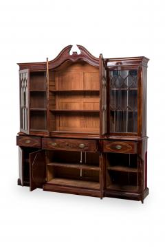 Baltic NeoClassic Mahogany 18th Century Breakfront - 4169949