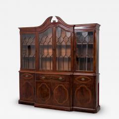 Baltic NeoClassic Mahogany 18th Century Breakfront - 4186288