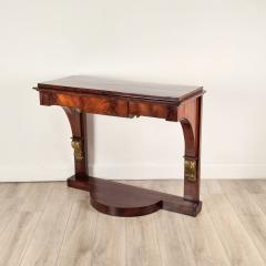 Baltic Neoclassical Biedermeier Mahogany Console Sweden circa 1830 - 4189198