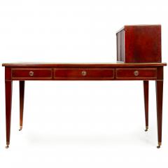 Baltic Neoclassical Mahogany Brass Leather Writing Desk late 19th century - 4397911