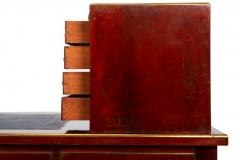 Baltic Neoclassical Mahogany Brass Leather Writing Desk late 19th century - 4397916