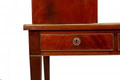 Baltic Neoclassical Mahogany Brass Leather Writing Desk late 19th century - 4397917