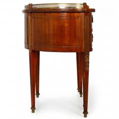 Baltic Neoclassical Mahogany Kidney Form Writing Desk Bureau Plat ca 1880 - 4484732